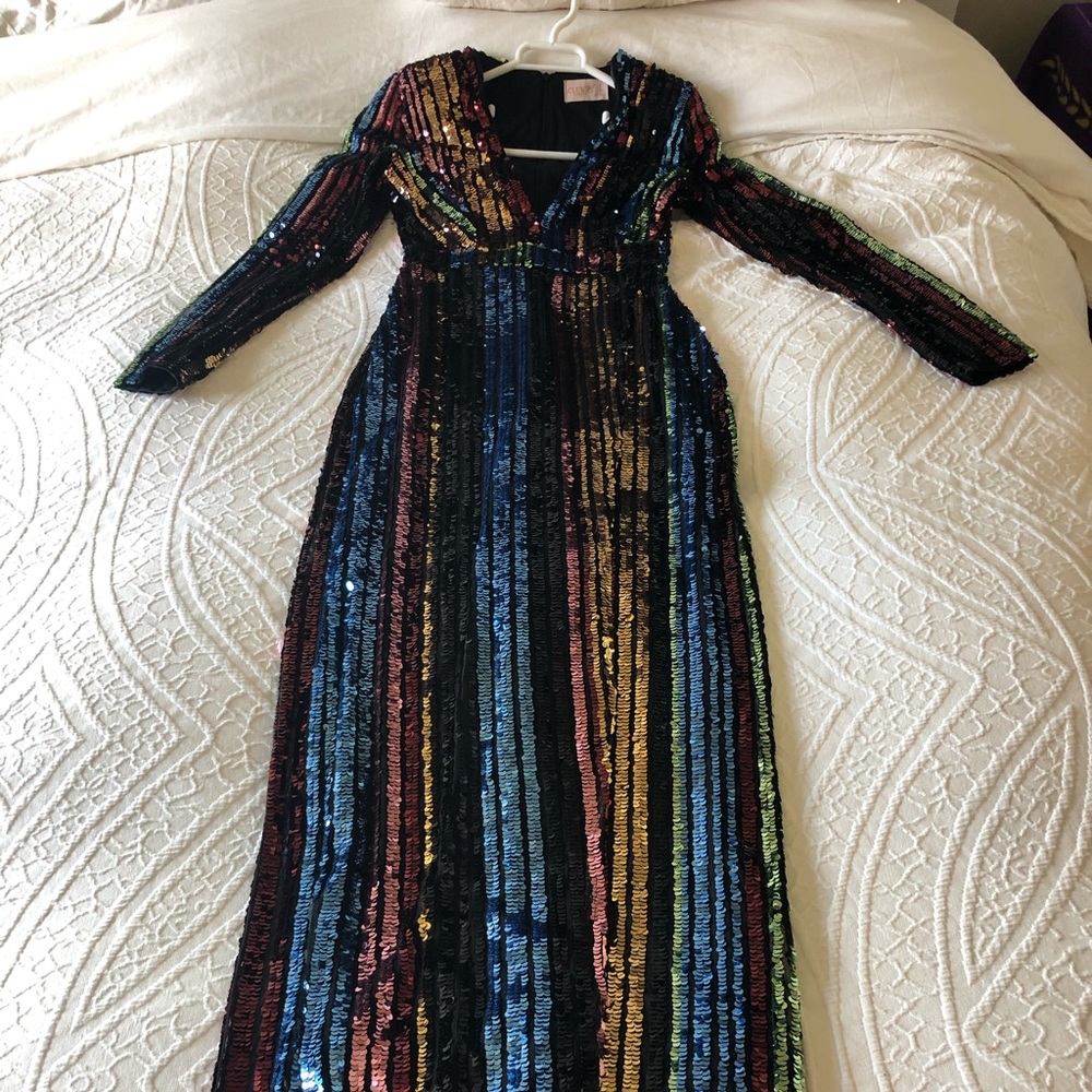 Multi color Evening Gown